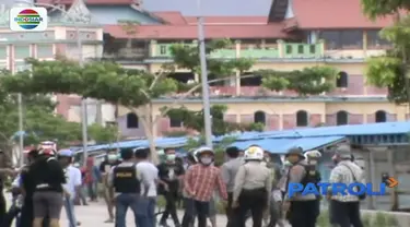 Berebut lahan kerja, dua kelompok buruh di Baubau, Sulawesi Tenggara, saling serang.