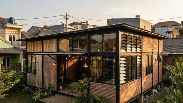 Desain Rustic Industrial yang Unik dan Berkarakter