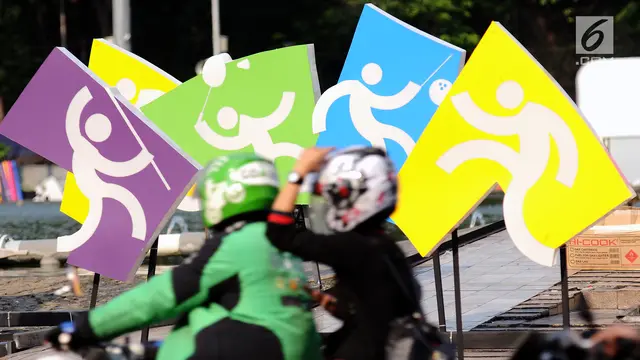 Sambut Asian Games 2018, Karakter Cabang Olahraga Hiasi Jakarta
