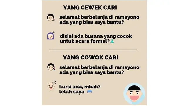7 Perbedaan Cewek dan Cowok di Berbagai Situasi, Bikin Senyum-Senyum Sendiri
