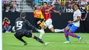 Sementara itu, Milan lagi-lagi menelan kekalahan, setelah sebelumnya ditekuk Real Madrid 2-3 dan kalah adu penalti dari Juventus. (Ethan Miller / GETTY IMAGES NORTH AMERICA / Getty Images via AFP)