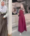 Mulai dari Cut Syifa hingga Ria Ricis, berikut model gamis kekinian yang bisa jadi inspirasi untuk para remaja.