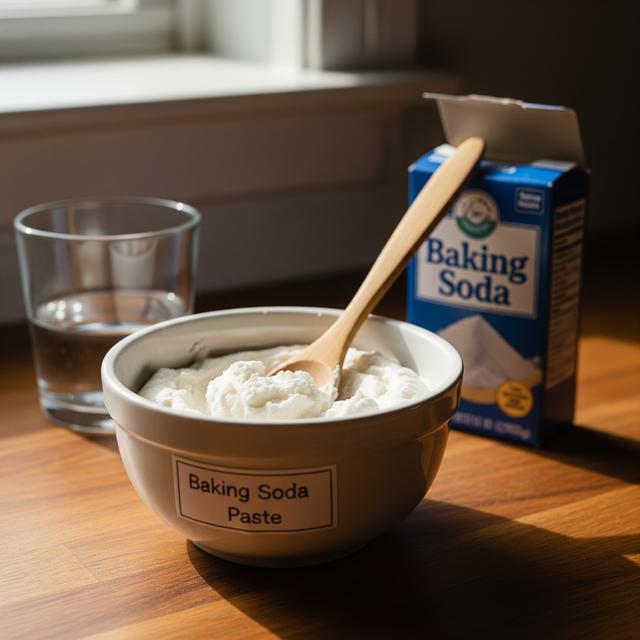 3. Menggunakan Pasta Soda Kue