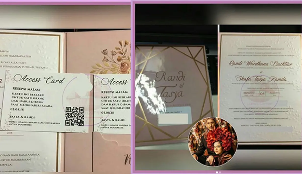 Tasya Kamila dan Randi Bachtiar