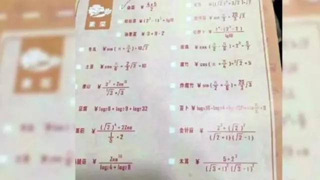 6 Harga Makanan Pakai Rumus Matematika Ini Bikin Pembeli Pusing, Kocak