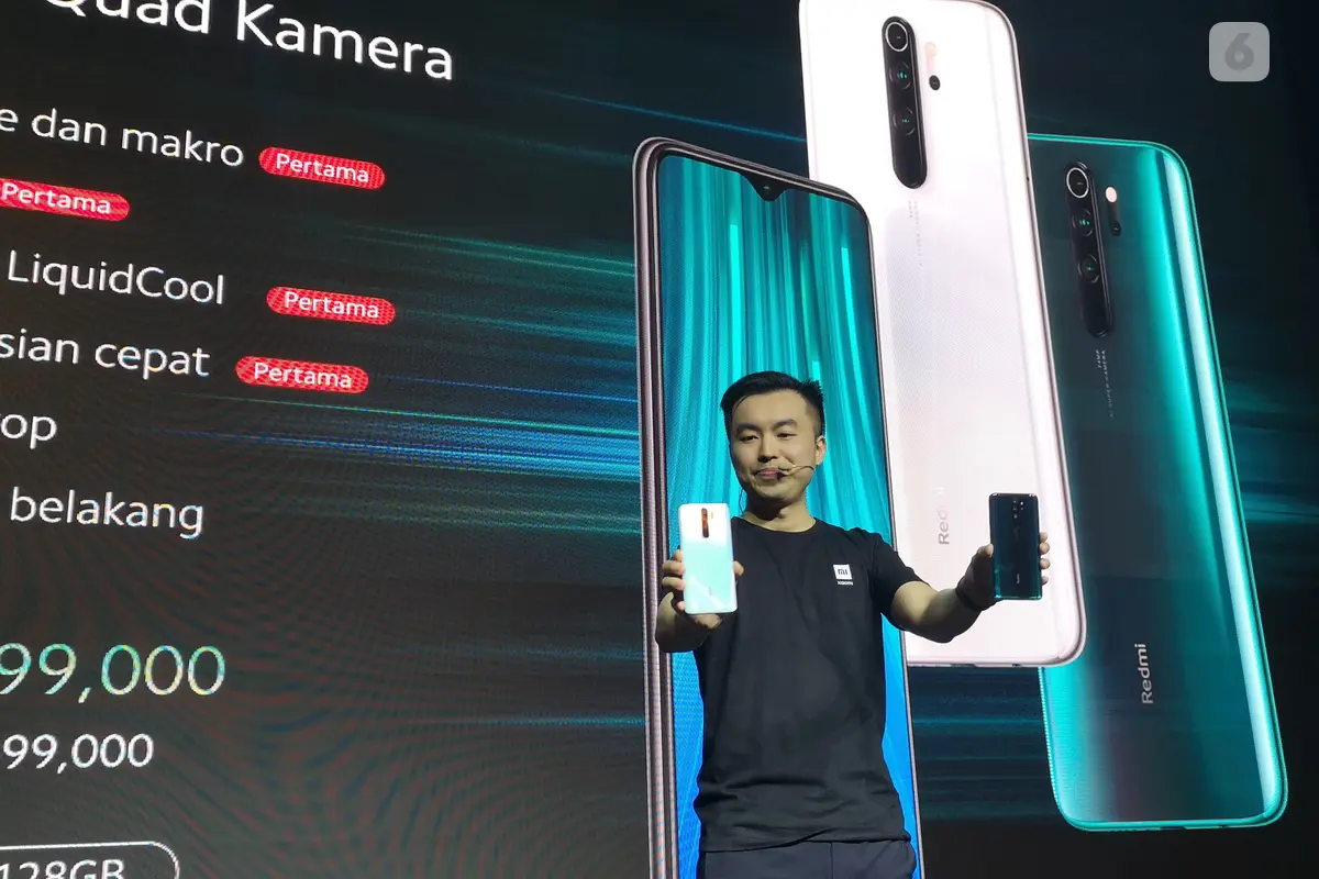 Country Director Xiaomi Indonesia Alvin Tse saat peluncuran Redmi Note 8 di Jakarta