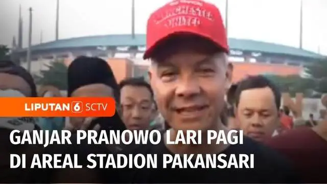 VIDEO: Ganjar Pranowo Berlari Bersama Komunitas Lari dan Pendukungnya di Bogor