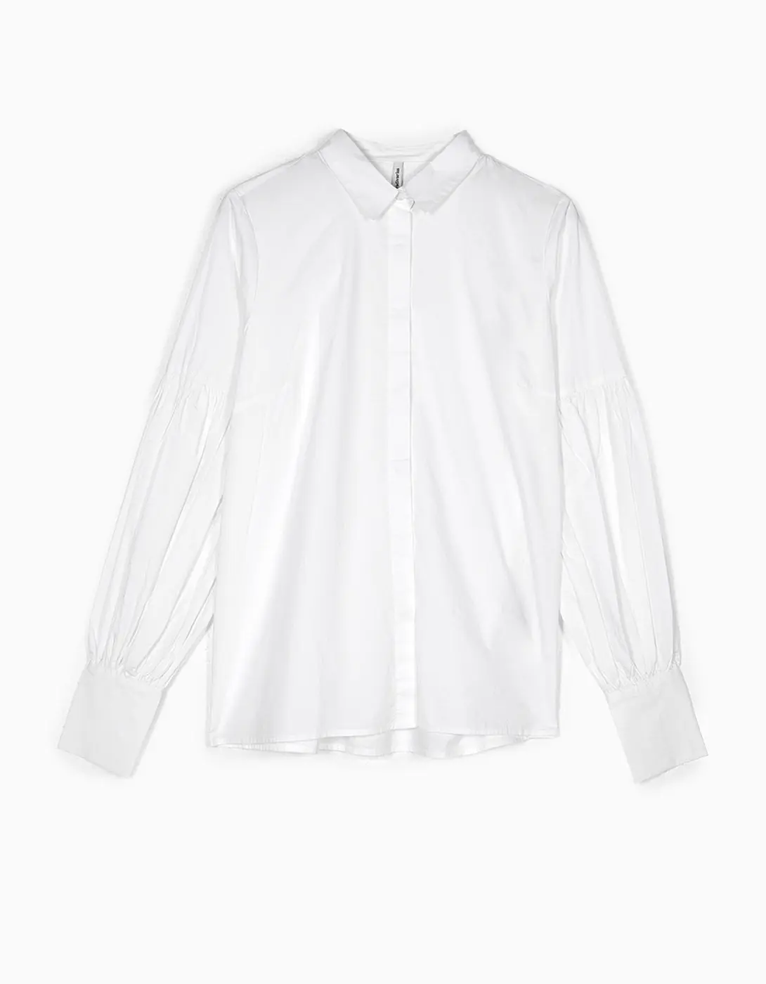 Puff sleeve poplin shirt. (Image: stradivarius.com)