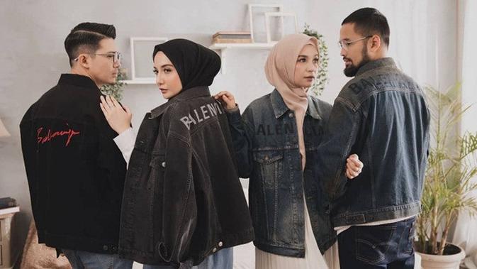 Keluarga kecil Zaskia dan Shireen Sungkar (Sumber: Instagram/irwansyah_15)