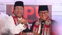 Pasangan Pramono Anung-Rano Karno resmi mendaftarkan sebagai peserta Pemilihan Gubernur (Pilgub) DKI Jakarta 2024 dengan dukungan Partai Demokrasi Indonesia Perjuangan. (Liputan6.com/Angga Yuniar)