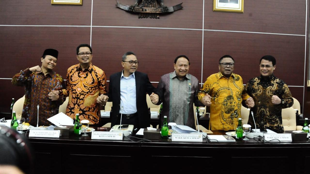 Para Pimpinan MPR dan DPD