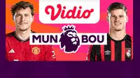 Jadwal dan Live Streaming Manchester United vs Bournemouth di Vidio