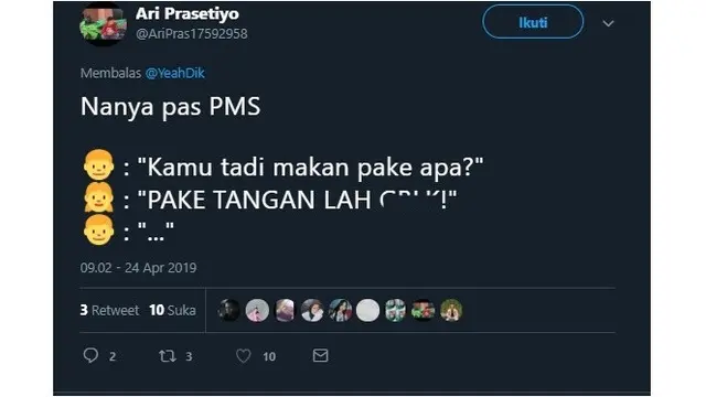 Drama Warganet Saat Nanya Makan Pas PMS