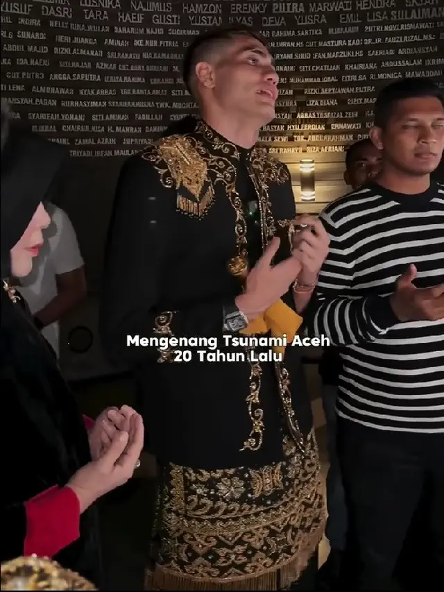 Potret Aisar Khaled Sambangi Museum Tsunami Aceh (credit: instagram/aisar_khaledd).