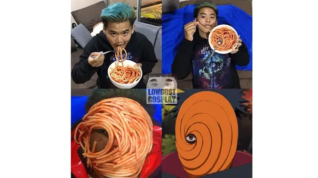 6 Cosplay Low Budget Pakai Mi Ini Bikin Tepuk Jidat