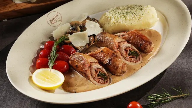 Menu ayam  Justus Steakhouse di Summarecon Bekasi. Dok. Justus Steakhouse