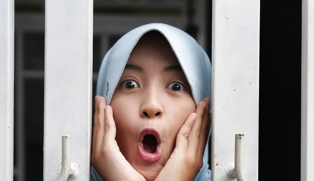 Arafah Rianty atau biasa dikenal dengan Arafah SUCA 2, masih tercatat sebagai mahasiswi semester 3 Universitas Islam Negeri Syarief Hidayatullah, Jakarta. (Bambang E. Ros/Bintang.com)