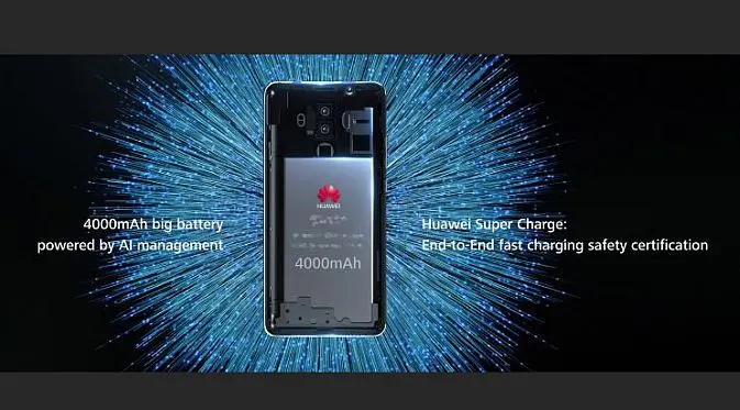 Sejumlah gambar promosi Huawei Mate 10 muncul di internet, bersamaan dengan spesifikasinya (Foto: Phone Arena)