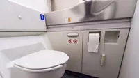Cara Aman Menggunakan Toilet di Pesawat (tratong/Shutterstock