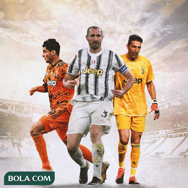Juventus - Alvaro Morata, Giorgio Chiellini, Gianluigi Buffon