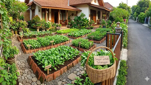 Ide Kebun Sayur untuk Sedekah Warga/Gemini