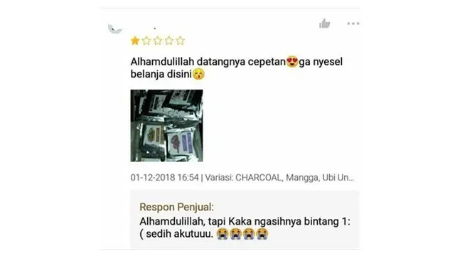 10 Balasan Penjual di Testimoni Online Shop saat Dikomplain Ini Bikin Tepuk Jidat