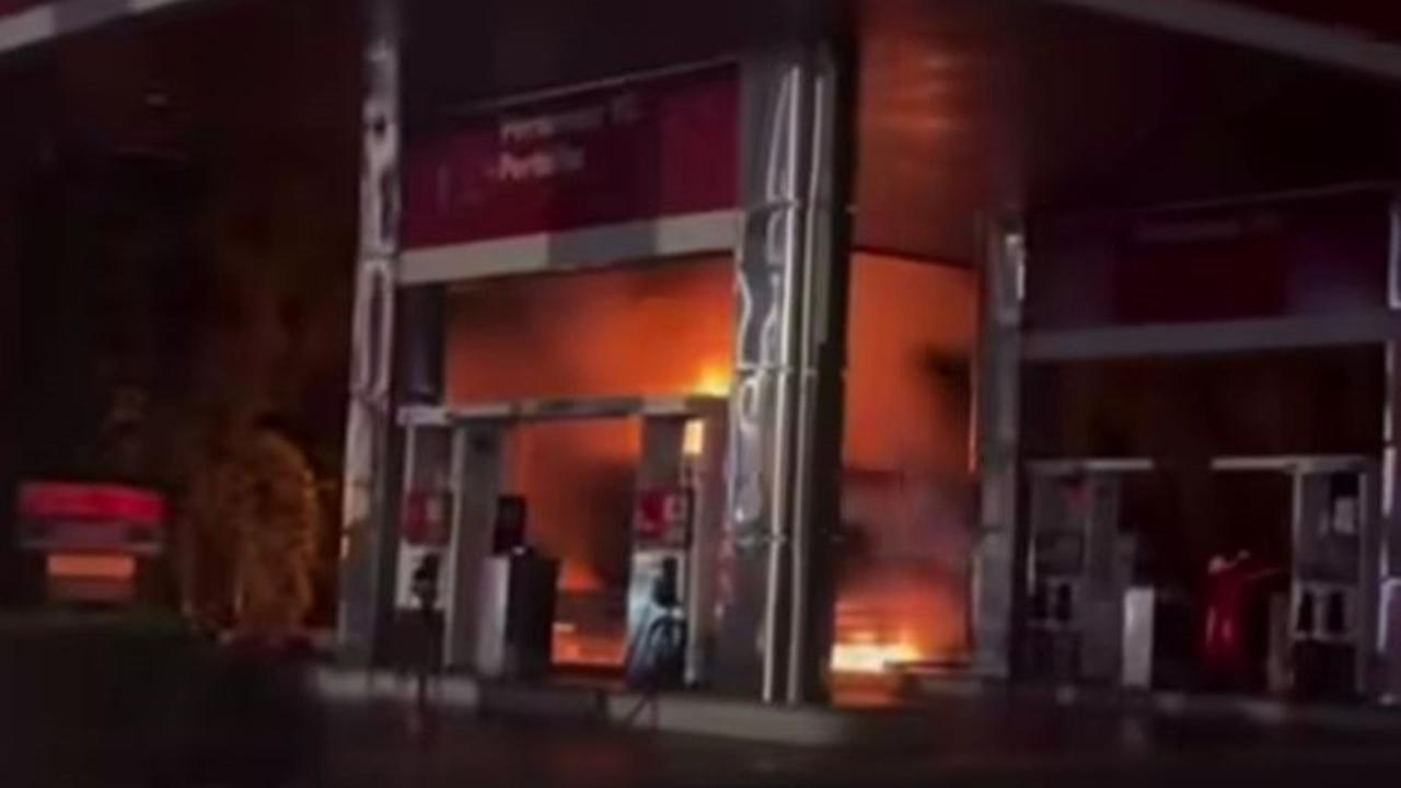 SPBU di Kemanggisan Jakbar Terbakar