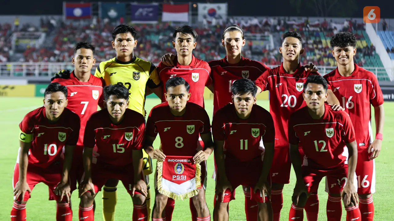 Foto: Debut Kukuh Dion Markx bersama Timnas Indonesia U-23, Bawa Skuad Garuda Muda Clean Sheet