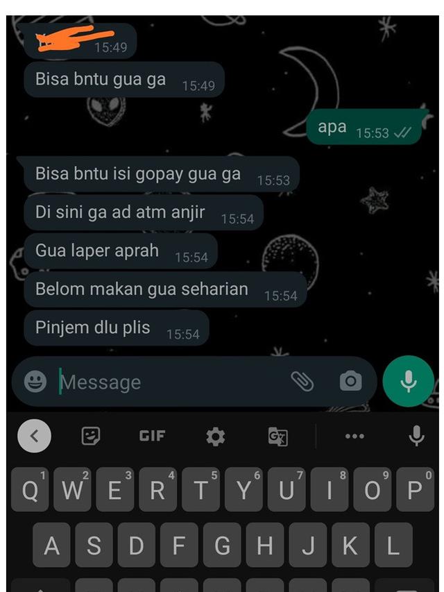 7 Chat Alasan Orang saat Pinjam Duit Ini Bikin Geleng Kepala