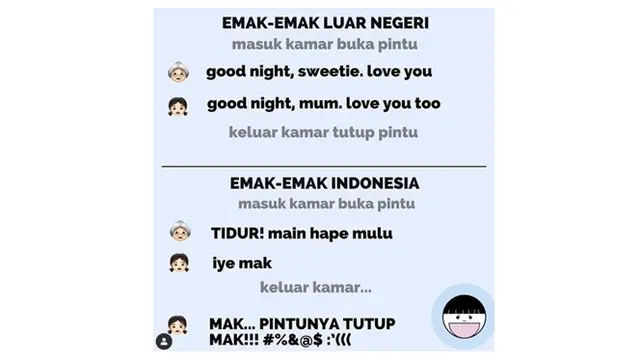 ilustrasi emak-emak