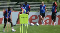 Namun, Alphonso Davies dan kolega harus bisa mengalahkan Argentina yang merupakan juara bertahan dan tim favorit. (JUAN MABROMATA / AFP)