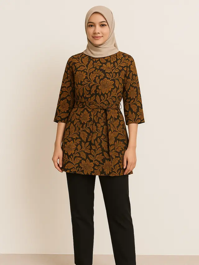 Model Tunik Batik Cocok untuk Kuliah