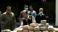 70 Kg Ganja Dimusnahkan Polres Jakut