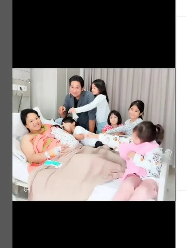 Rama Michael dikaruniai anak keenam, Laicabella Aluna Ranch (Foto: Instagram rama_michael)
