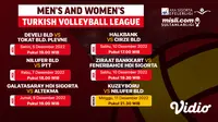 Link Live Streaming Turkish Volleyball League 2022/23 di Vidio 7-11 Desember 2022
