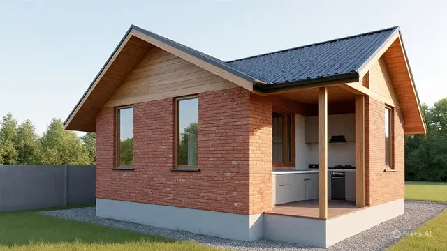 Desain Rumah Semi Permanen Budget 40 Jutaan