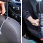 Botol plastik yang digunakan untuk tempat payung di dalam mobil (Sumber: YouTube/Cleverly)