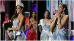 Foto kolase saat Diana Silva yang mewakili negara bagian Distrito Capital dinobatkan sebagai pemenang kontes kecantikan tahunan Miss Venezuela di Caracas, Venezuela, Kamis (17/11/2022). (AP Photo/Matias Delacroix)