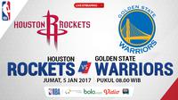 Jadwal NBA, Houston Rockets Vs Golden State Warriors. (Bola.com/Dody Iryawan)