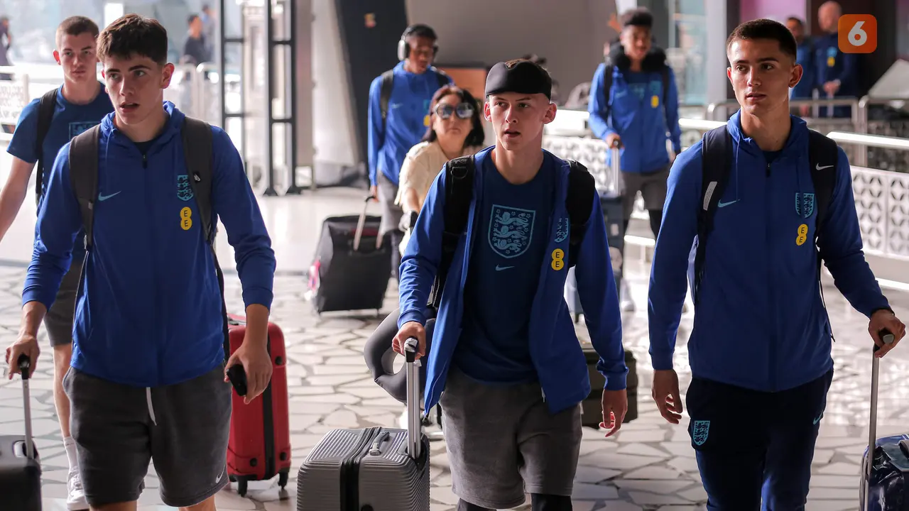 Kedatangan Timnas Inggris U-17