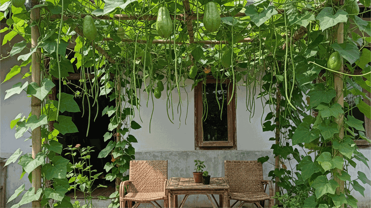 7 Tanaman Sayur Merambat yang Tidak Merusak Dinding Rumah, Aman, Cantik ...