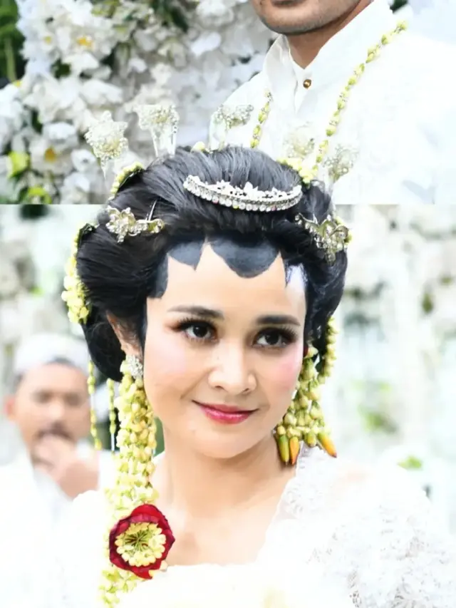 Michelle Ziudith Berperan sebagai Pengantin pakai sanggul. [@michelleziu]