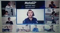 Tercatat sepuluh pembalap mengikuti MotoGP Virtual Race, Minggu (29/3/2020). (Bola.com/Hendry Wibowo)