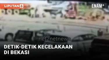 Detik-detik Kecelakaan Bekasi Terekam CCTV