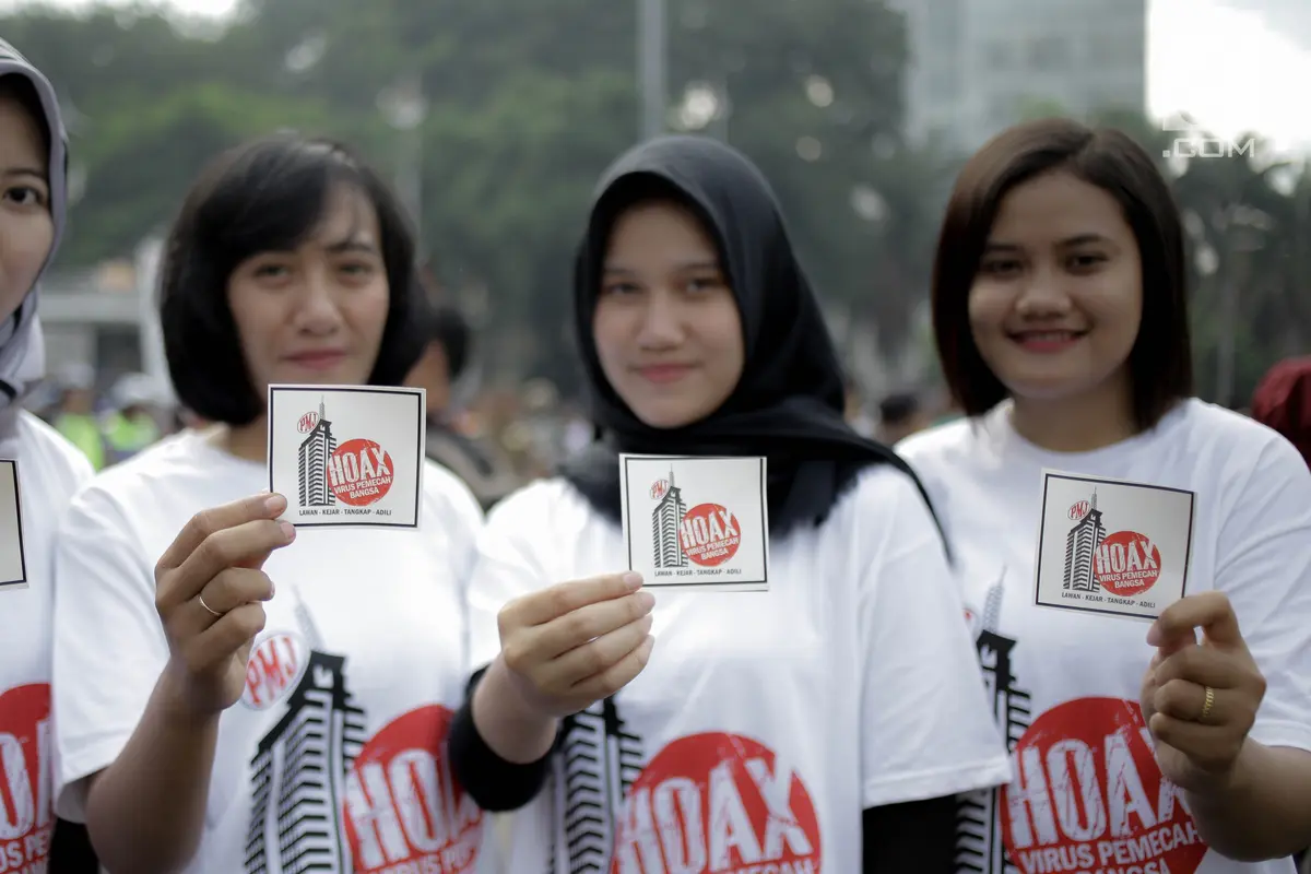 Deklarasi Anti Hoax di Car Free Day