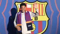 Di FC Barcelona nanti, Vitor Roque juga dikabarkan akan menggunakan nomor punggung 19. (AFP/Josep Lago)