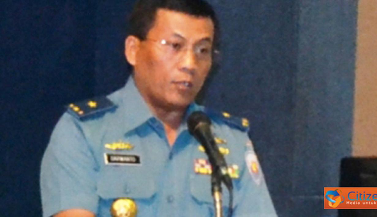 Citizen6, Surabaya: Kepala Staf Kasarmatim Laksamana Pertama TNI Darwanto memberikan pengarahan tentang citra TNI AL kepada seluruh jajaran prajurit Koarmatim di Gedung Panti Tjahaya Armada (PTA) Ujung Surabaya, Rabu (20/6).(Pengirim: Dispenarmatim)