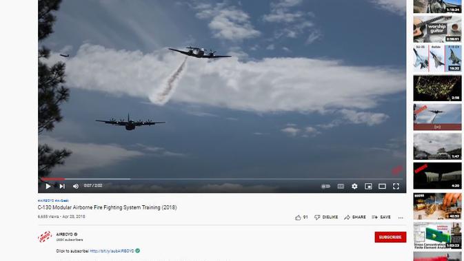 Cek Fakta Liputan6.com menelsuri klaim video pesawat sebar chemtrails penyebab ISPA