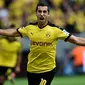 8. Henrikh Mkhitaryan - Gelandang Armenia ini diboyong pada musim 2013/2014 dengan harga 20 juta poundsterling. Meski mencetak sedikit gol namun dirinya kerap menjadi kreator dari tiap serangan yang dilakukan oleh Dortmund. (AFP/Patrik Stollarz)