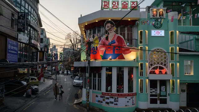 Bar Bertema Korea Utara di Seoul